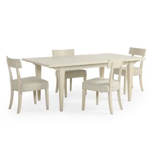 Birchaven 5-Piece Dining Set - Klismos Side Chairs