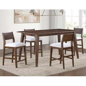 Canton 5 Piece Counter Height Dining Set