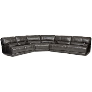 Dash Leather 3 Piece Power Reclining Sectional