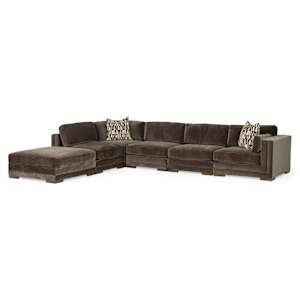 Rumi 6-Piece Sectional with RAF Chair
