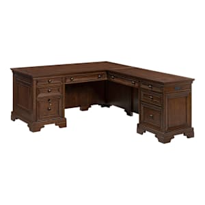Arlington L-Shaped 66 inch Desk With Return
