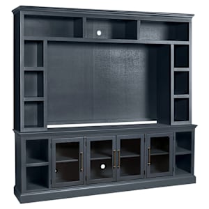 Byron 2-Piece Entertainment Wall - Blue