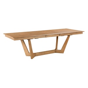 Kafe Trestle Dining Table - Cappuccino