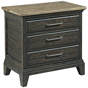 Plank Road Blair Nightstand - Charcoal