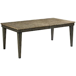 Plank Road Rankin Rectangular Leg Table - Charcoal