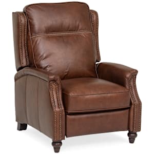 Marlow Leather Power Recliner - TOBACCO