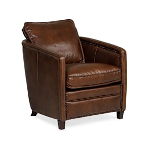 Cary Leather Accent Chair