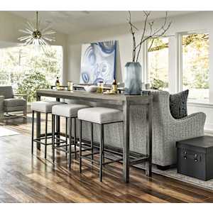 Helena 4PC Console Table with Stools