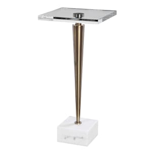 Arlette Drink Table- Brass