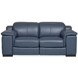 Sky Leather Power Reclining Loveseat