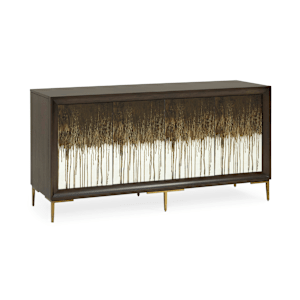 Details Glass Front Credenza