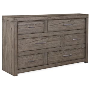 Modern Loft Six Drawer Dresser - Greystone