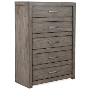 Modern Loft Five Drawer Chest - Greystone