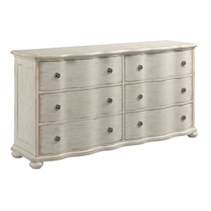 Cambric Helene Six Drawer Dresser