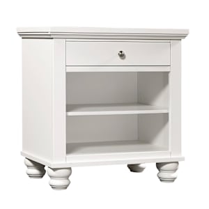 Cambridge One Drawer Nightstand - White