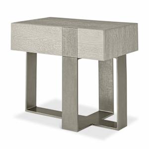 Tempo Metal Right Side Facing Nightstand
