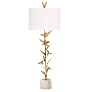 Gilded Bloom Buffet Lamp