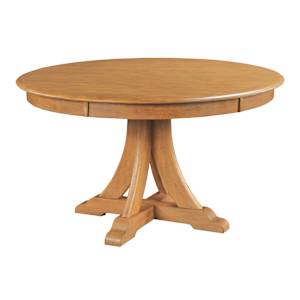 Kafe 54-inch Round Quad Table - Cappuccino