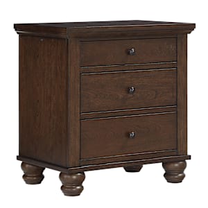 Cambridge Three Drawer Nightstand - Classic Cherry