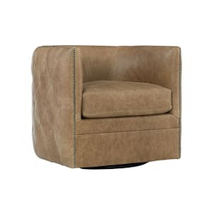 Palazzo Tan Swivel Chair