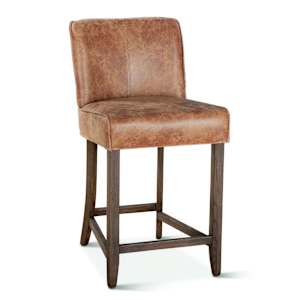 Buddy Leather Counter Stool